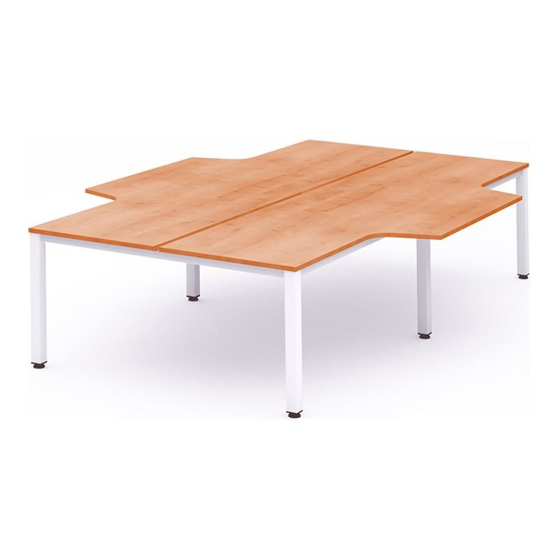 8427951220776-Rocada Executive - Table - en forme de L - chêne - blanc, RAL 9003 base-P_405224860_1-0