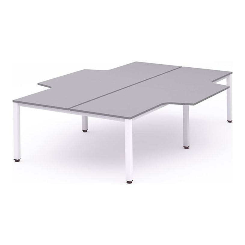 8427951930194-Rocada Executive - Table - en forme de L - gris - blanc, RAL 9003 base-P_405224870_1-0