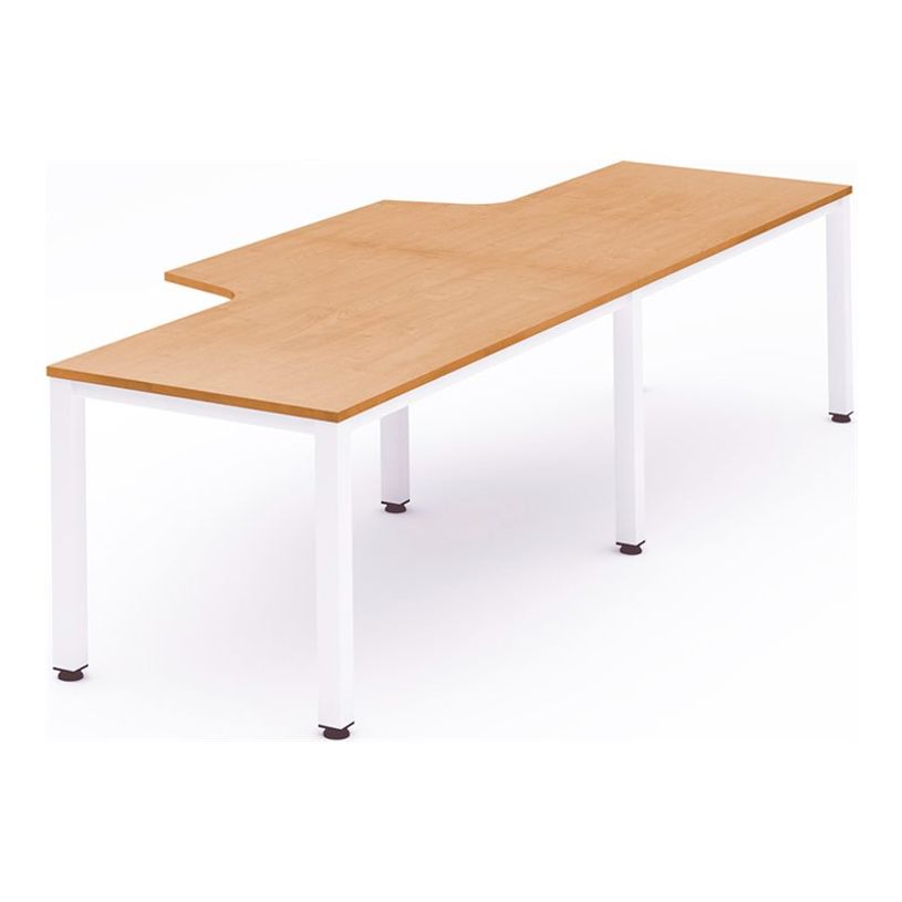 8427951221117-Rocada Executive - Table - en forme de L - hêtre - blanc base-P_405224881_1-0