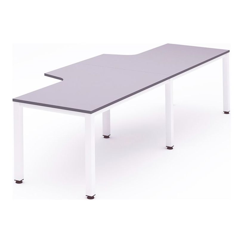 8427951221124-Rocada Executive - Table - en forme de L - gris - blanc base-P_405224882_1-0