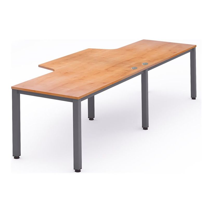 8427951018458-Rocada Executive - Table - en forme de L - chêne - anthracite, RAL 7015 base-P_405224900_1-0