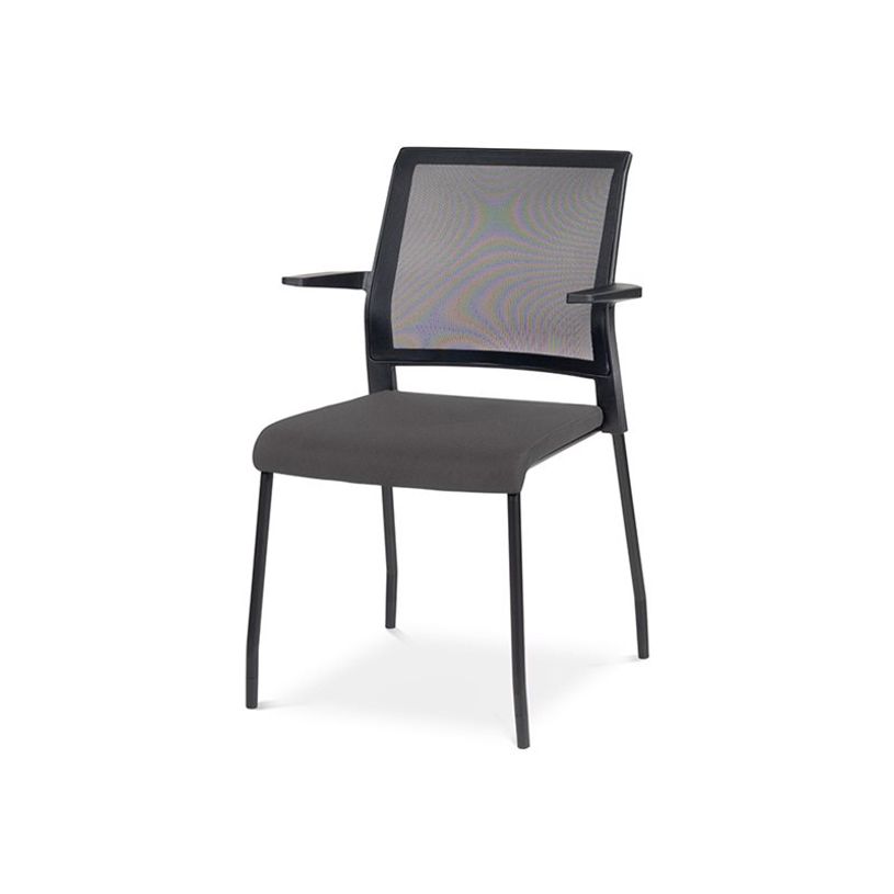 8427951072702-rocada Ergoline - Chaise - visiteur - accoudoirs - métal - gris, noir époxy-P_405224945_1-0