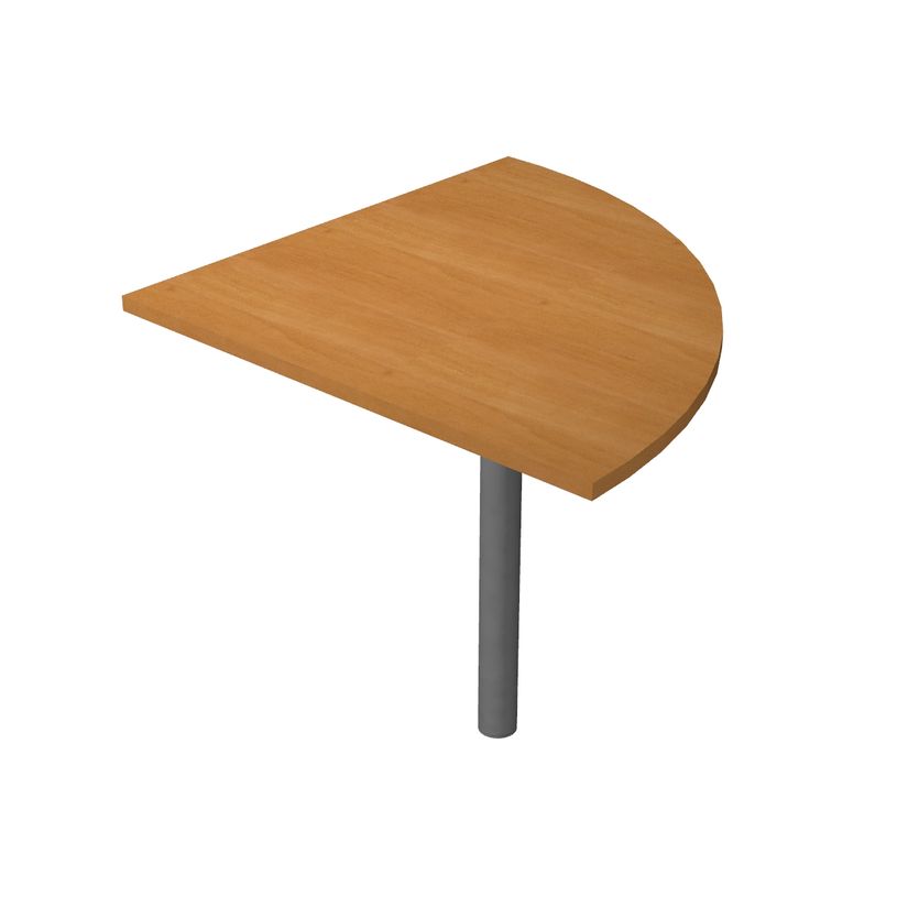 0404052254389-Angle de liaison à 90° pour Bureau Trend - pied anthacite - plateau imitation noyer clair--0