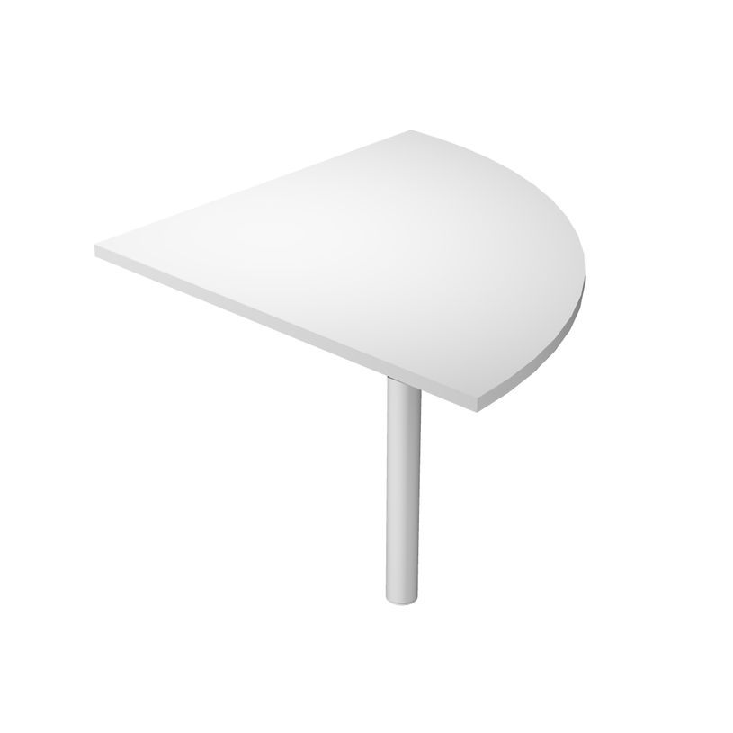 0404052254631-Angle de liaison à 90° pour Bureau Trend - pied blanc - plateau blanc--0