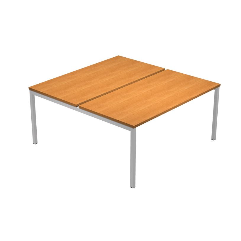 Bureau bench Trend - L180 - sans panneau de séparation - plateau ...