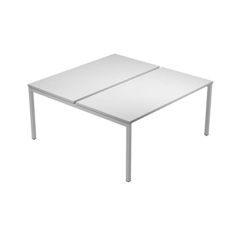 0404052255034-Bureau bench Trend - L180 - sans panneau de séparation - plateau gris--0