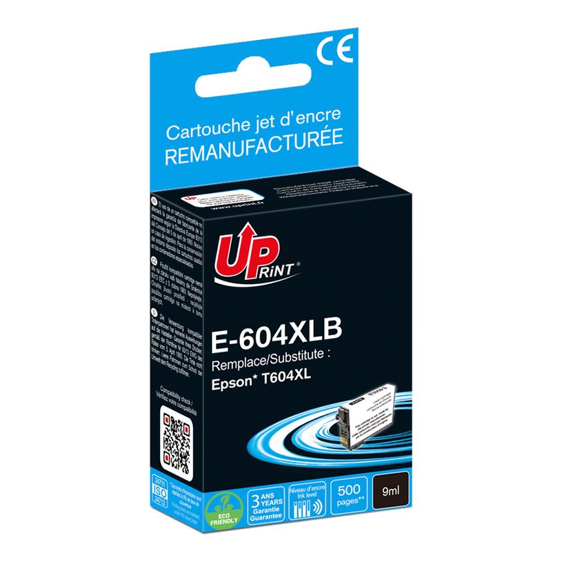 3584770912802-Cartouche remanufacturée Epson 604XL Ananas - noir - Uprint--0