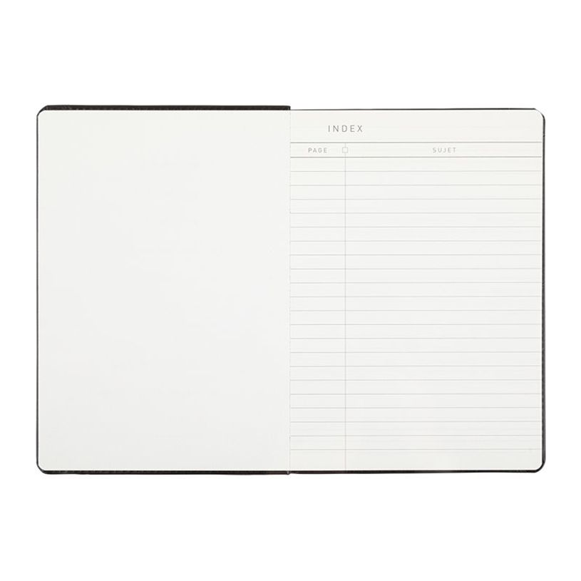 3664447166933-Oberthur - Cahier de notes - reliure cousue - A5 (148 x 210 mm) - 100 feuilles / 200 pages - papier ivoire - doublé - co-P_405225108_1-2