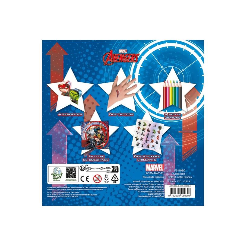 9782508059391-Hemma Marvel Avengers My Hero Box - Lot de posters à colorier-P_405225229_2-1