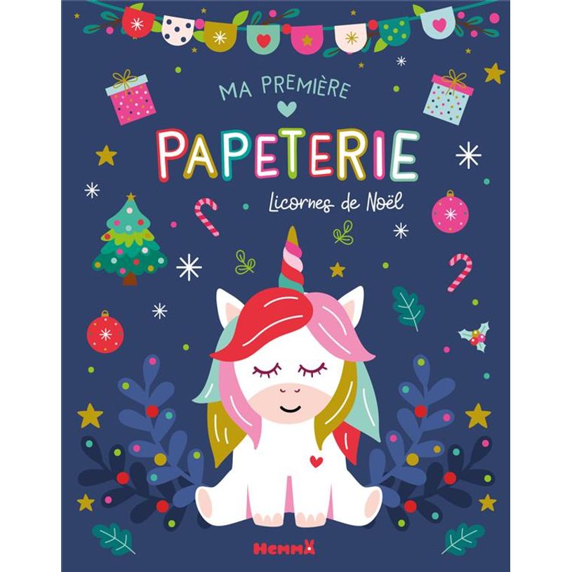9782508059278-Hemma My First Stationery - Kit de travaux créatifs - licornes de Noël-P_405225231_1-0