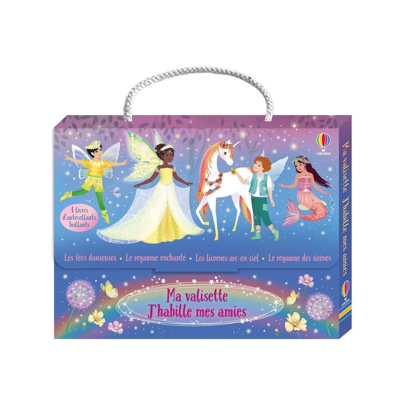 9781835403716-Les fées danseuses, Le royaume enchanté, Les licornes arc-en-ciel et Le royaume des sirènes - Ma valisette J'habille mes amies - par W-P_405225267_1-0