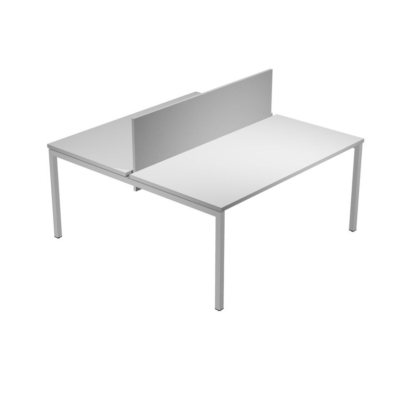 0404052255041-Bureau bench Trend - L180 - avec panneau de séparation - plateau gris-P_405225504_1-0