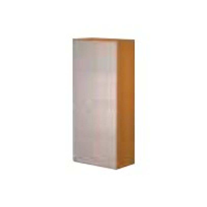 0404052257724-Bibliothèque haute Trend - L80xP35xH180 cm - 2 portes en verre dépoli - gris-P_405225772_1-0