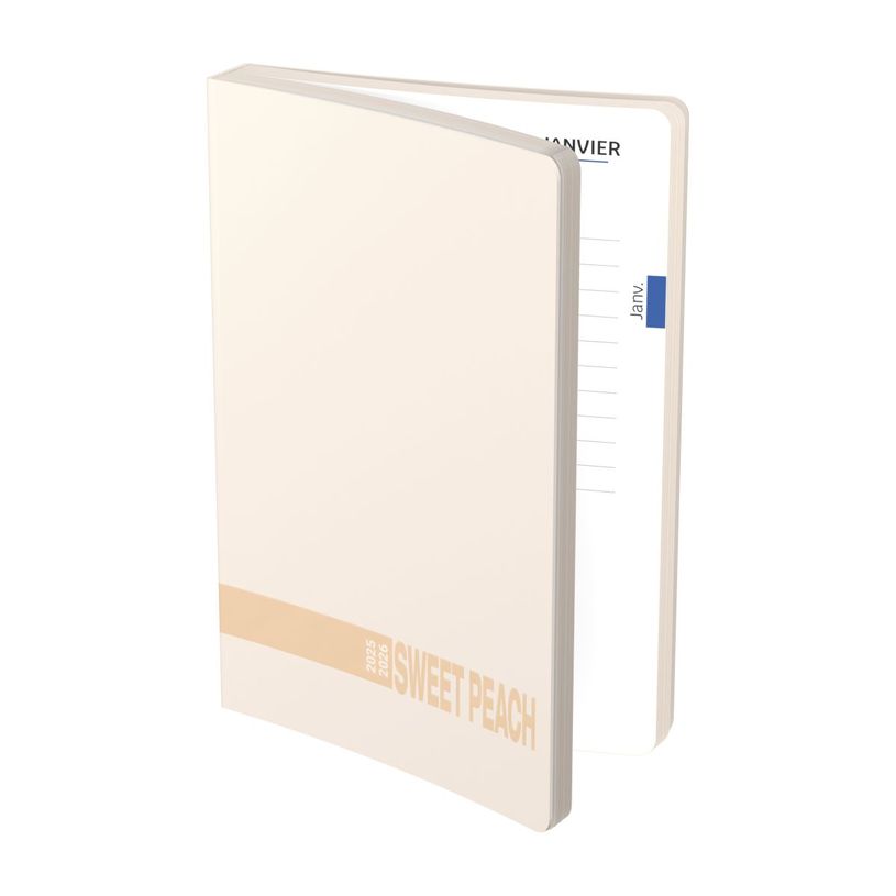 3147280273278-Agenda Fantaisie Basic pastel rase vif - 17 x 22 cm  1 jour par page  - Hamelin -P_405225917_2-0