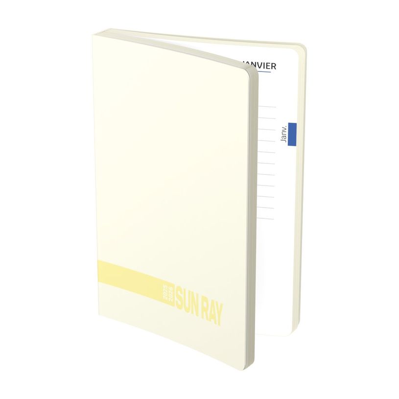 3147280273278-Agenda Fantaisie Basic pastel rase vif - 17 x 22 cm  1 jour par page  - Hamelin -P_405225917_3-1