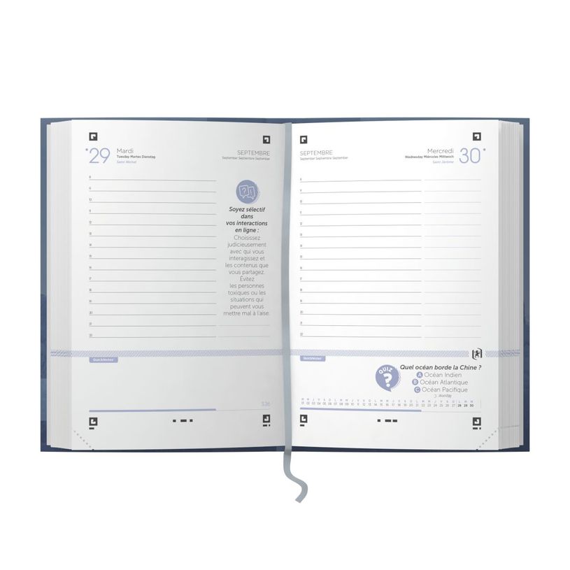 3147280315862-Agenda Oxford Schoolteens 12 x 18 cm - 1 jour par page  - différents modèles disponibles-P_405225925_7-5