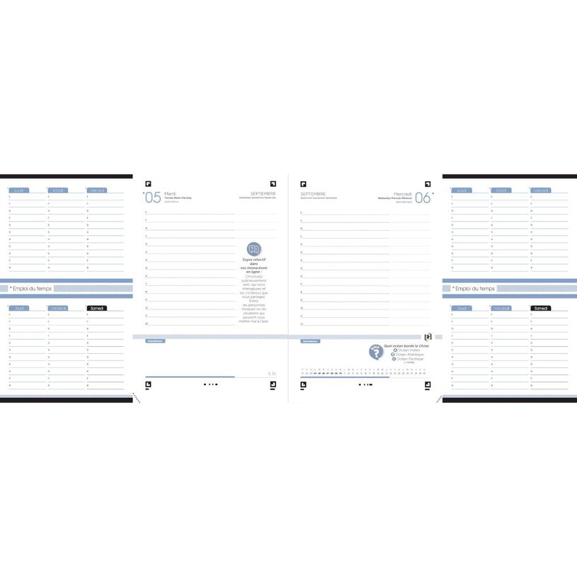 3147280315862-Agenda Oxford Schoolteens 12 x 18 cm - 1 jour par page  - différents modèles disponibles-P_405225925_8-6