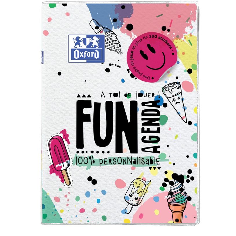 3147280241383-Agenda Oxford Fun'Agenda 12 x 18 cm - 1 jour par page - différents modèles disponibles --P_405225935_3-1