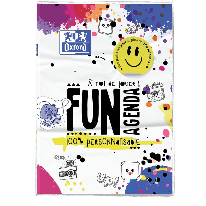 3147280241383-Agenda Oxford Fun'Agenda 12 x 18 cm - 1 jour par page - différents modèles disponibles --P_405225935_4-2