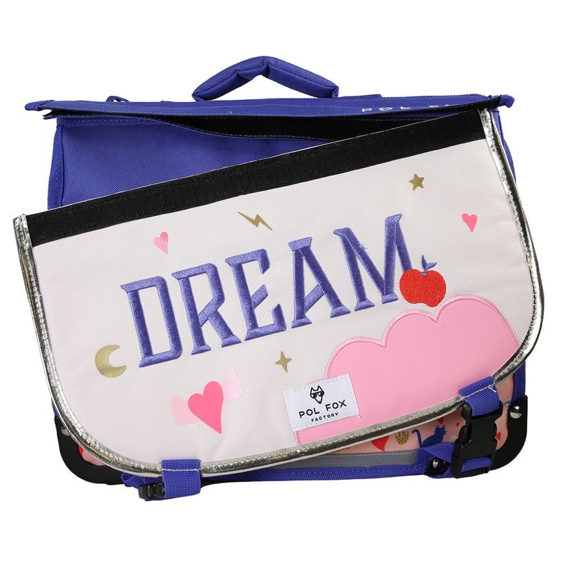 3663842008695-Cartable 38 cm Dream- 2 compartiments- rose-  Pol Fox-P_405225975_2-1