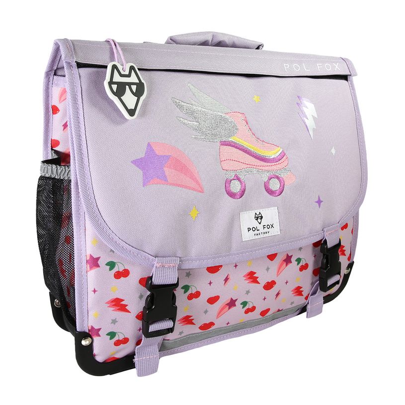 3663842008817-Cartable 41 cm Good Vibes- 2 compartiments- parme- Pol Fox-P_405225983_3-2