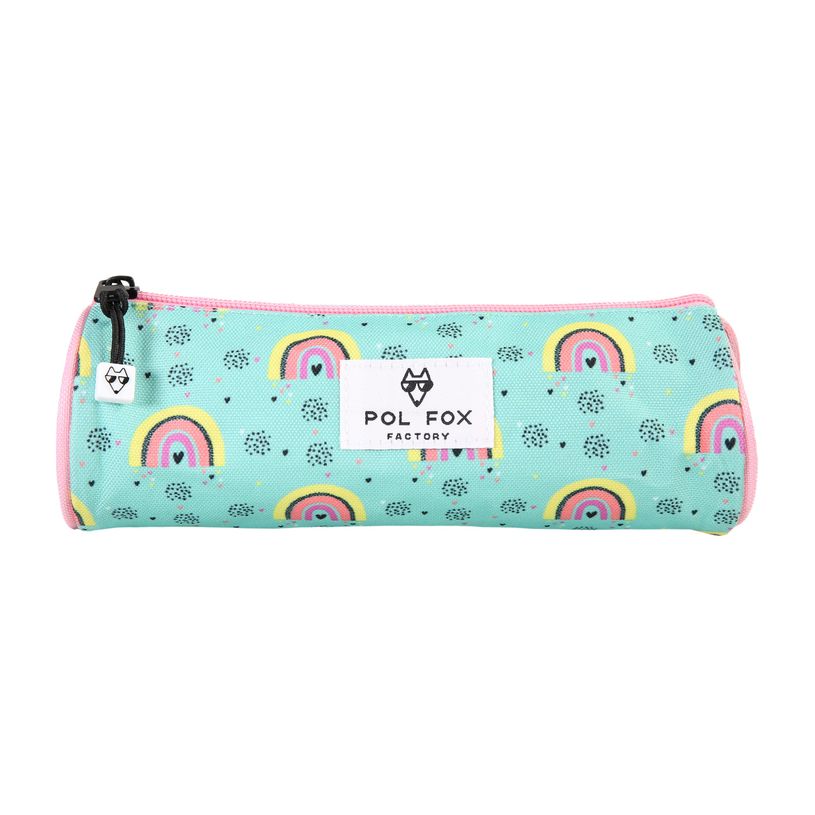 3663842008886-Trousse ronde Rainbow- vert turquoise-  Pol Fox-P_405225987_1-0