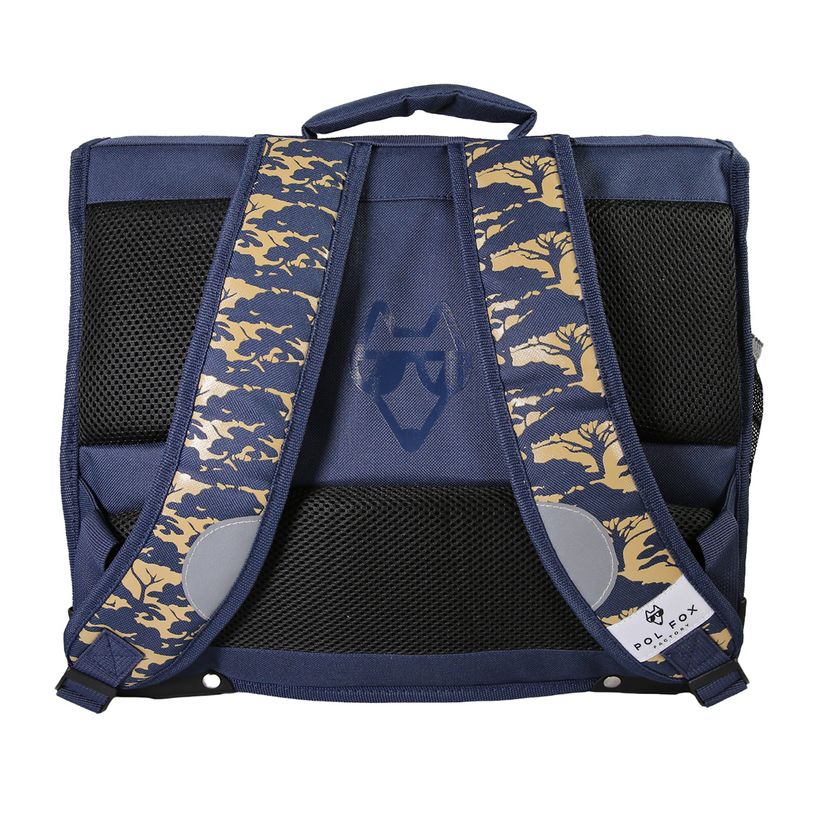 3663842009012-Cartable 38 cm Lion- 2 compartiments- marine-  Pol Fox-P_405225994_6-5