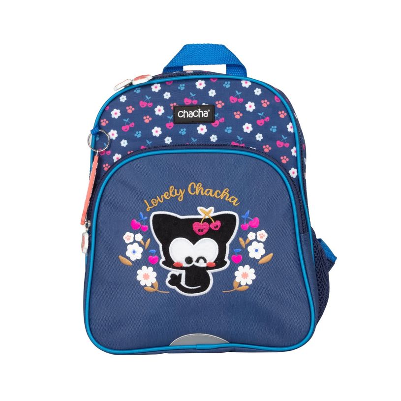 3661507660004-Sac à dos BABY CHACHA CHERRY -1 compartiments-bleu-Kid'Abord--0