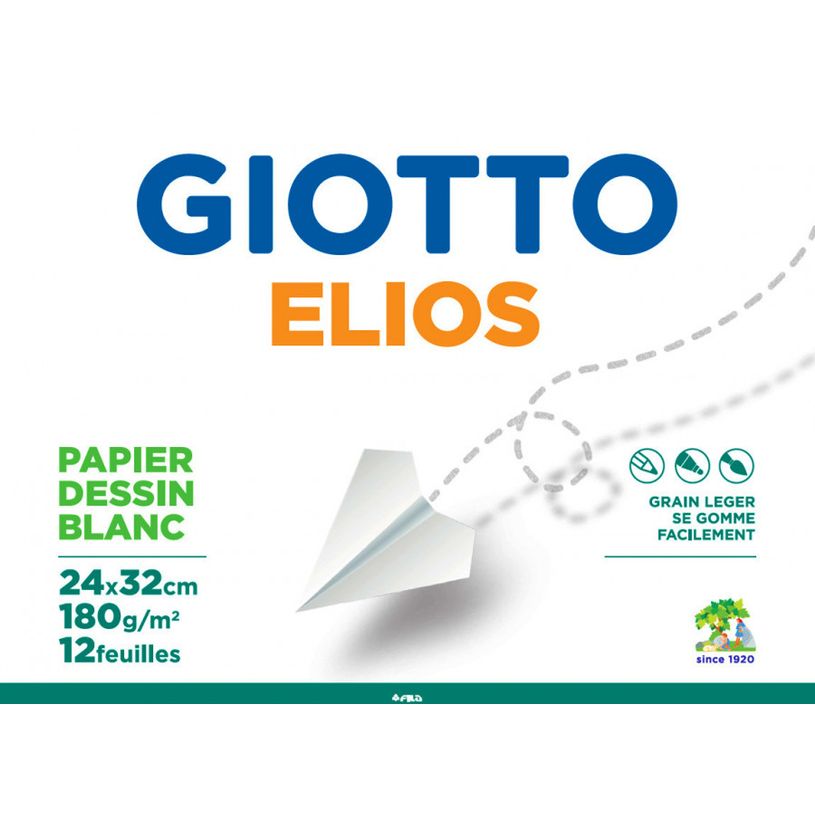 8000825040344-Giotto - Pochette papier à dessin - 12 feuilles - 24 x 32 cm - 180 gr - blanc--0