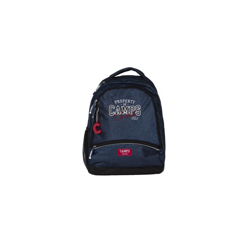 3661507361017-Sac à dos 2 compartiments CAMPS UC- marine PAILLETE- 2 compartiments- Kid'Abord -P_405226022_1-0
