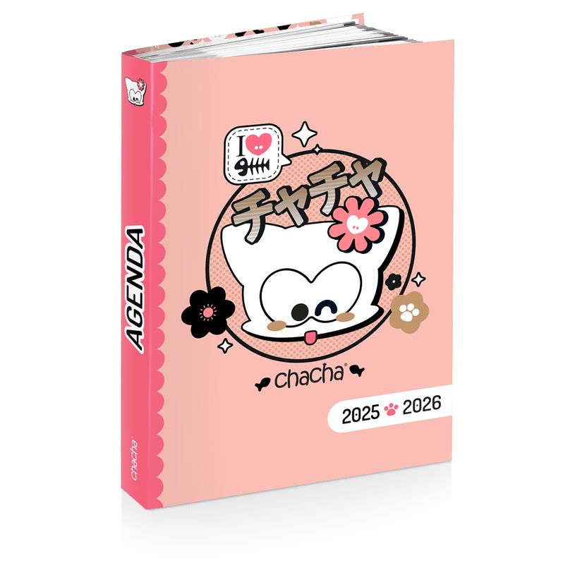3661507655000-Agenda CHACHA MANGA & CHERRY- 12 x 17 cm - 2 modèles au choix - Kid'Abord-P_405226037_1-0