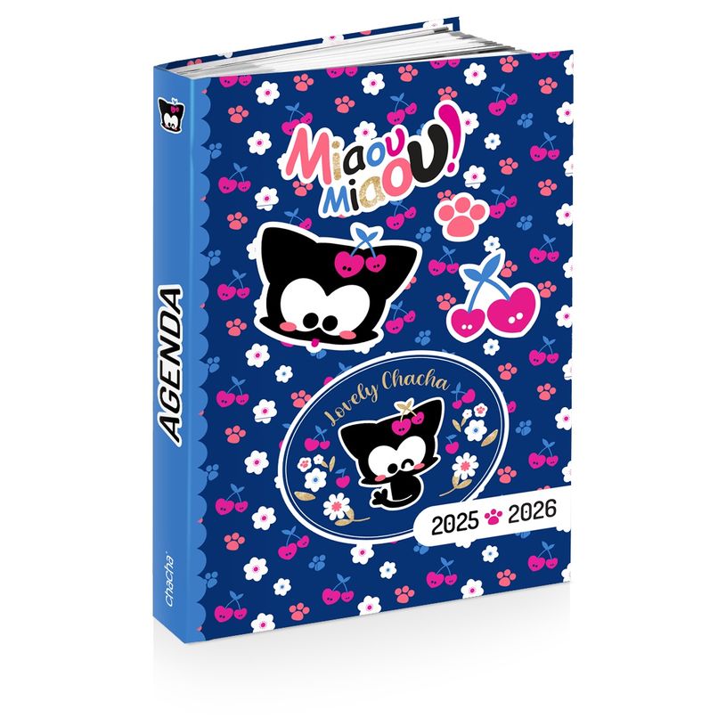 3661507655000-Agenda CHACHA MANGA & CHERRY- 12 x 17 cm - 2 modèles au choix - Kid'Abord-P_405226037_2-1