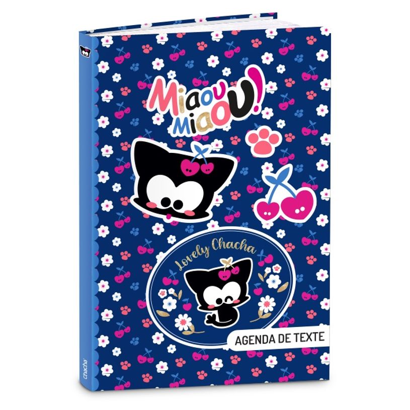 3661507656007-Cahier de texte CHACHA MANGA & CHERRY-15x21 cm- 2 modèles au choix- Kid'Abord-P_405226038_1-0