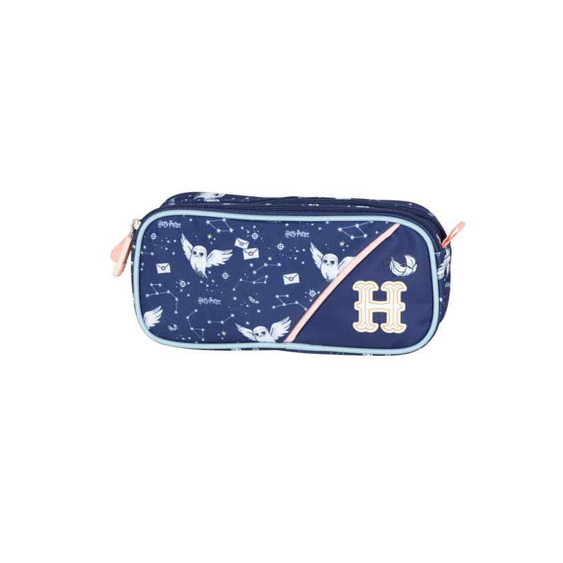 3661507567181-Trousse 2 compartiments HARRY POTTER HEDWIG- bleu-Kid'Abord-P_405226074_1-0