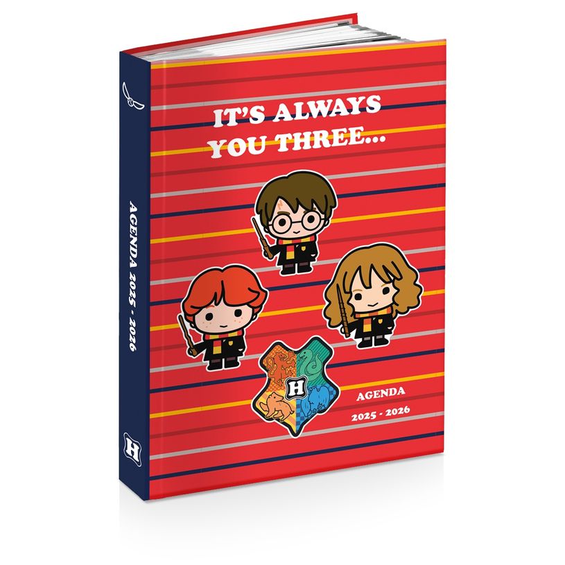 3661507555195-Agenda HARRY POTTER CHIBI 12 x 17 cm - 2 modèles au choix - Kid'Abord-P_405226079_1-0