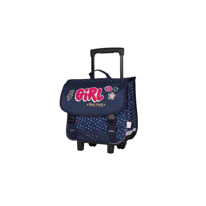 3661507064017-Cartable à roulettes KIP YOU ROCK-2 compartiments- marine- Kid'Abord-P_405226084_2-1