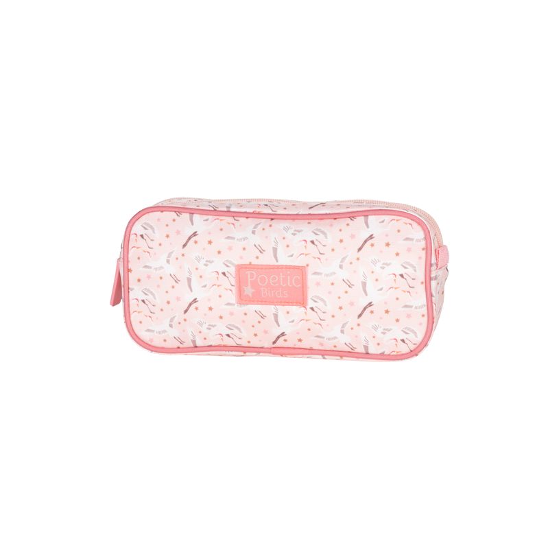 3661507067032-Trousse 2 compartiments KIP POETIC- rose- Kid'Abord-P_405226088_1-0