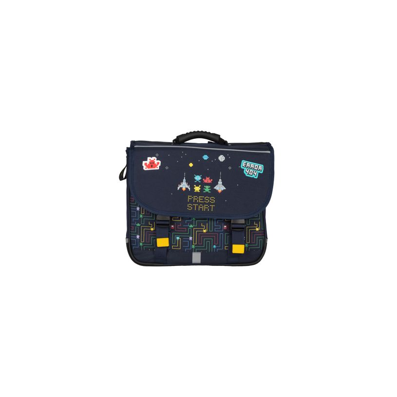 3661507063072-Cartable 38 CM KIP PRESS START-2 compartiments- marine- Kid'Abord-P_405226095_1-0