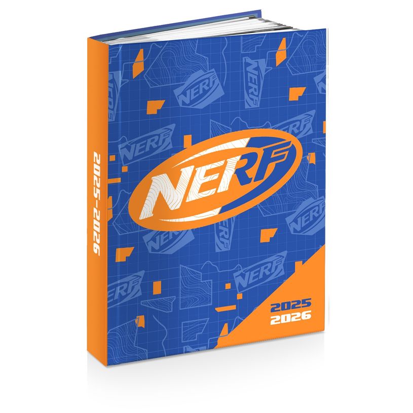 3661507855073-Agenda NERF PLAYGROUND & SPLASH 12 x 17 cm - 2 modèles au choix - Kid'Abord-P_405226113_2-1