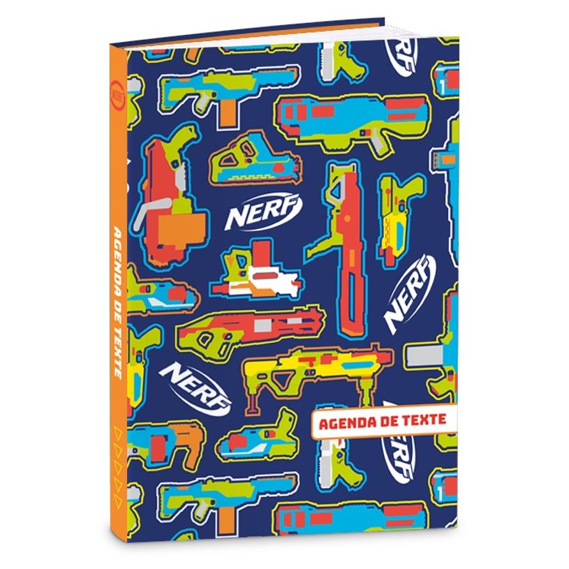 3661507856070-Cahier de texte NERF PLAYGROUND & SPLASH- 15x21 cm- 2 modèles au choix- Kid'Abord-P_405226114_1-0