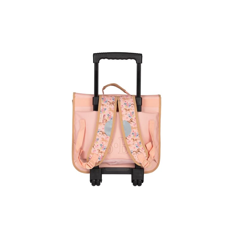 3661507924014-Cartable à roulettes STALLA BIANCA GALOP- 2 compartiments- rose- Kid'Abord-P_405226117_3-2