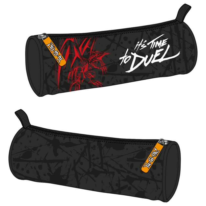 3661507928456-Trousse ronde YU GI OH DUEL- noir- Kid'Abord -P_405226121_1-0