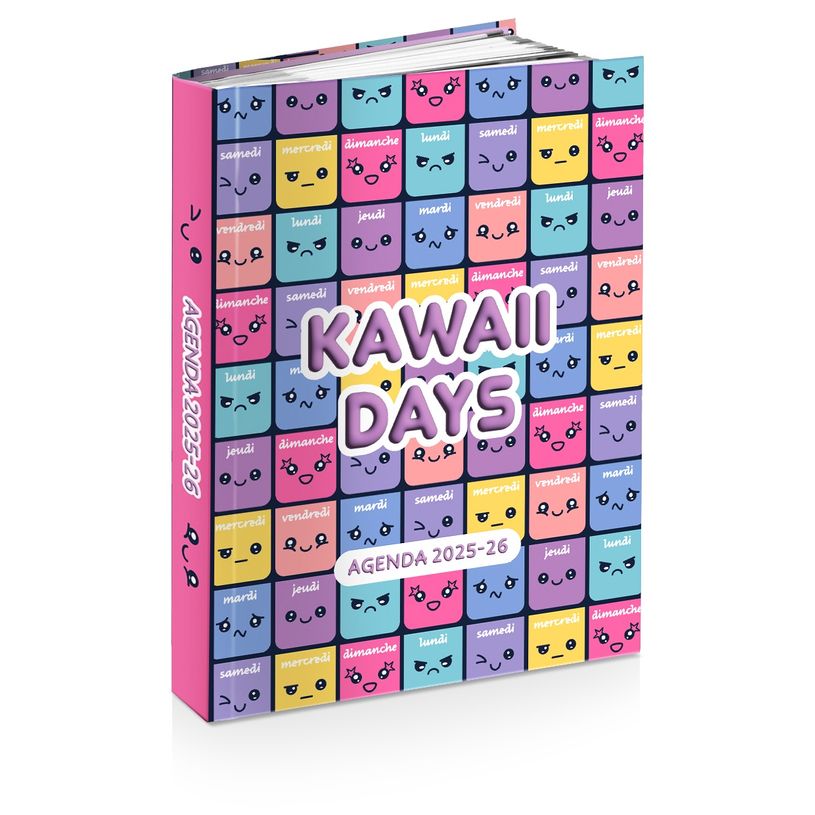 3661507055008-Agenda Kawaii FANTAISIE- 12 x 17 cm - 2 modèles au choix - Kid'Abord-P_405226124_2-1