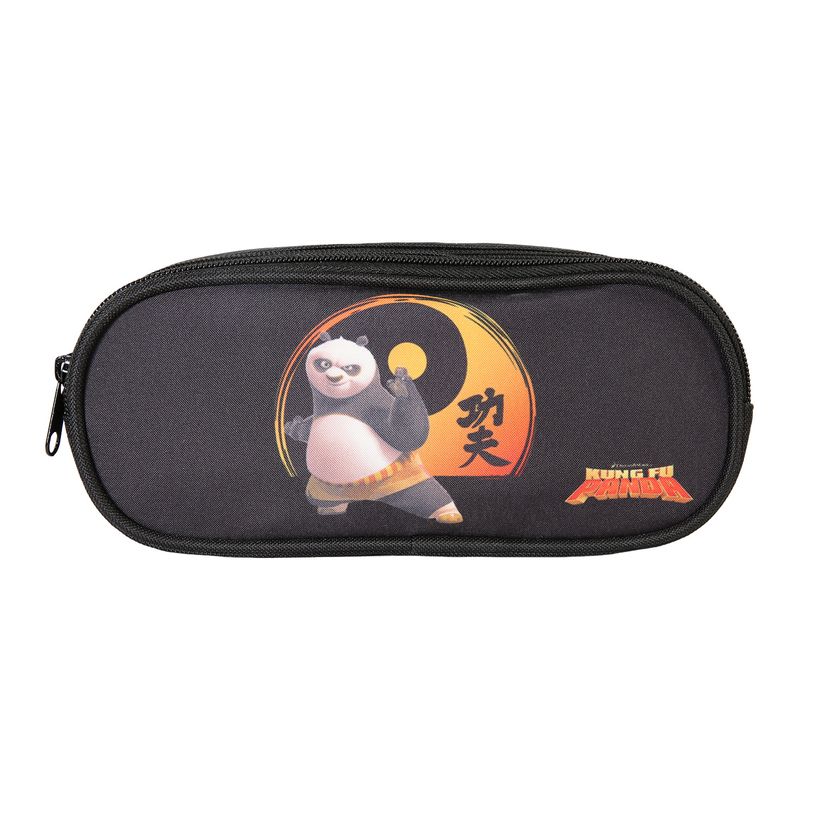 3666311029719-Trousse Kung fu panda - 23cm -  2 compartiments - noir - Bagtrotter-P_405226216_1-0