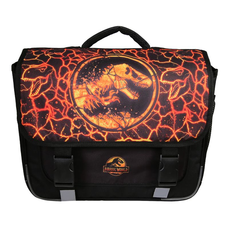 3666311029580-Cartable Jurassic world - 38cm -  2 compartiments - noir - Bagtrotter-P_405226220_1-0
