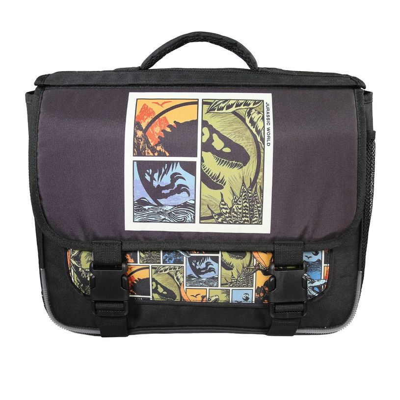 3666311029467-Cartable Jurassic world - 38cm -  2 compartiments - noir - Bagtrotter-P_405226225_1-0