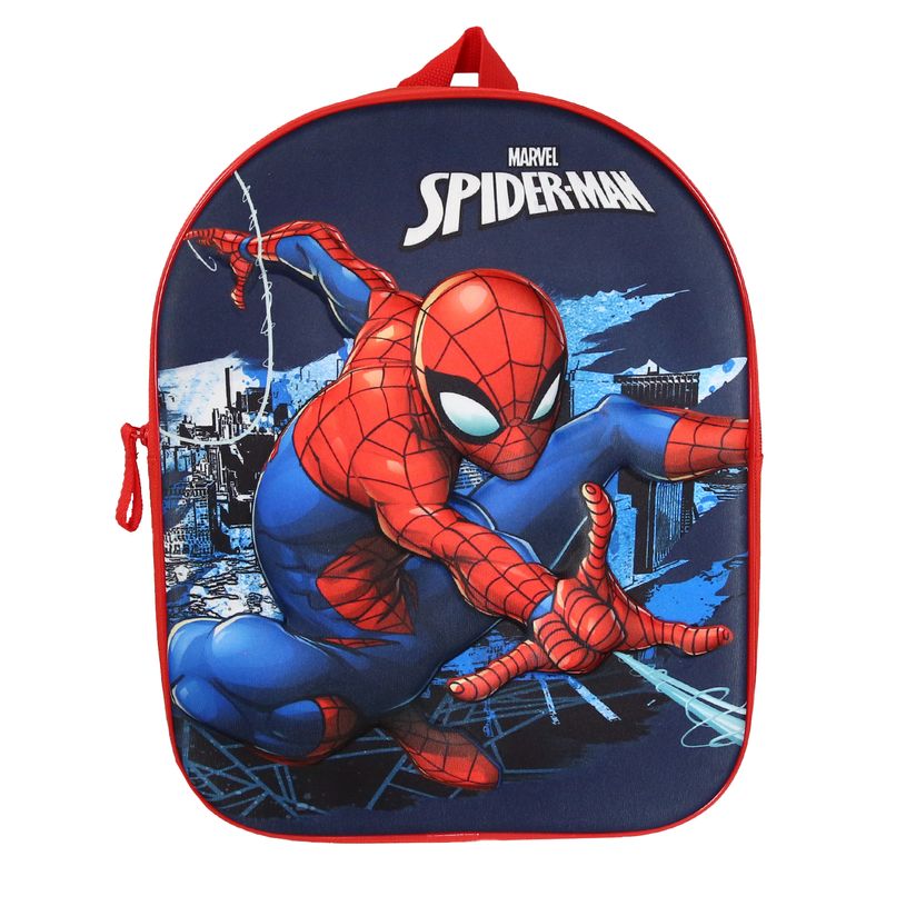 3666311026220-Sac a dos Spiderman - 32cm -  1 compartiment - marine - Bagtrotter-P_405226228_1-0