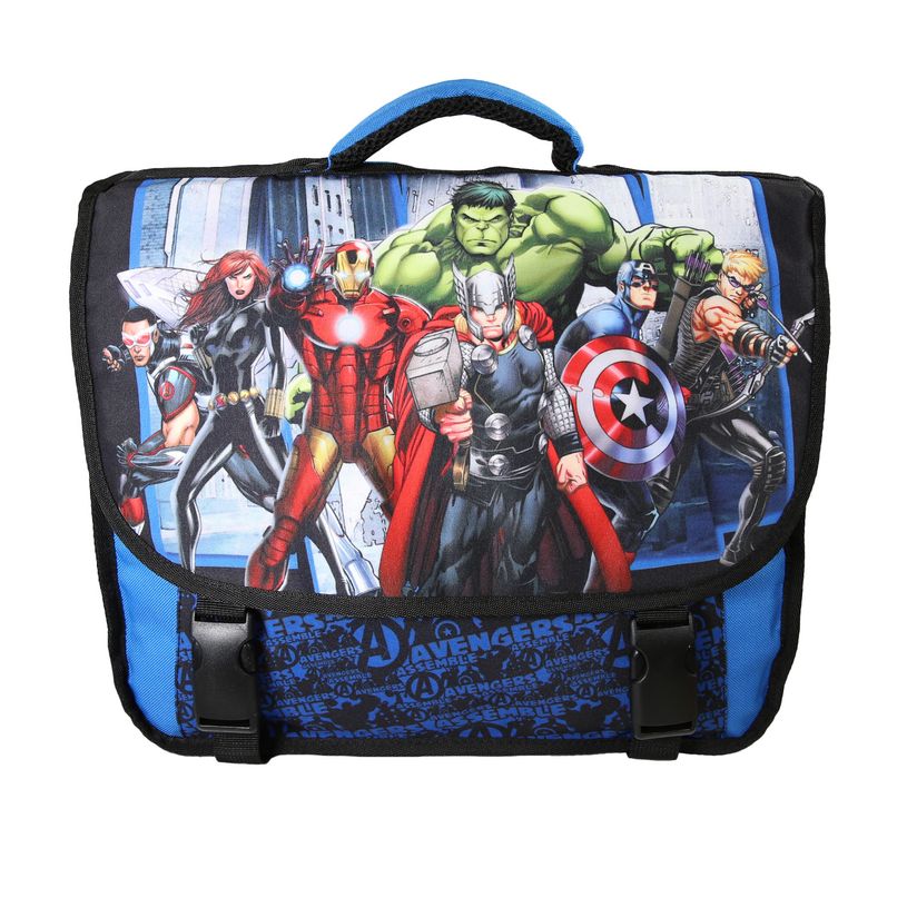 3666311029184-Cartable Avengers - 38cm -  2 compartiments - bleu - Bagtrotter-P_405226234_1-0