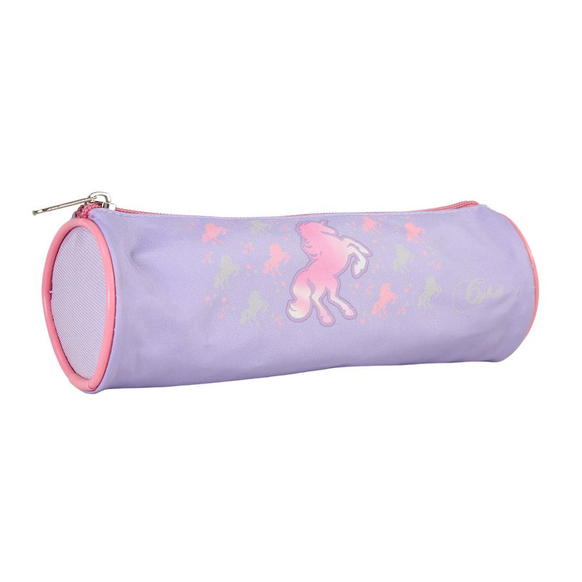 3666311028170-Trousse Cybel - 22cm -  1 compartiment - violet - Bagtrotter-P_405226259_2-1