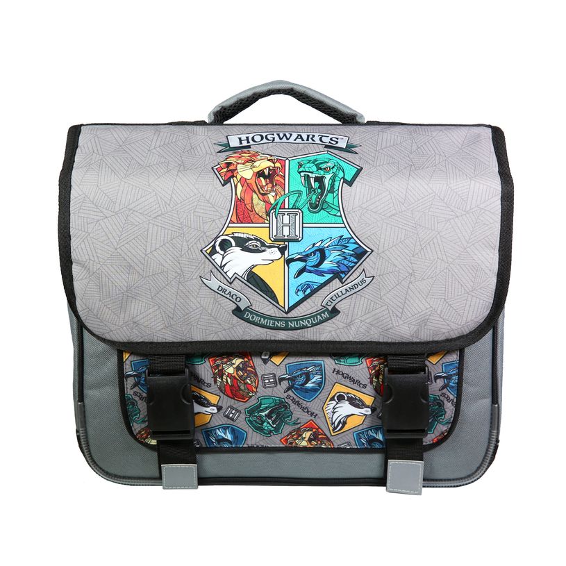3666311027920-Cartable Harry Potter - 38cm -  2 compartiments - gris - Bagtrotter-P_405226260_1-0